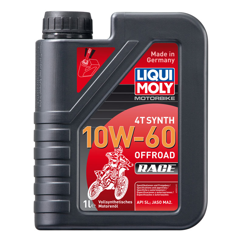 Моторное масло Liqui Moly Motorbike 4T Synth Offroad Race 10W-60 (1 л)