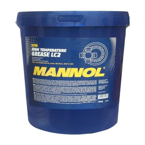 MANNOL LC2 18 кг. Противозадирная термостойкая смазка 18 кг.