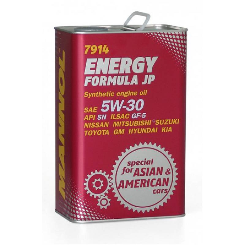 Моторное масло Mannol Energy Formula JP 5W30 (4 л)