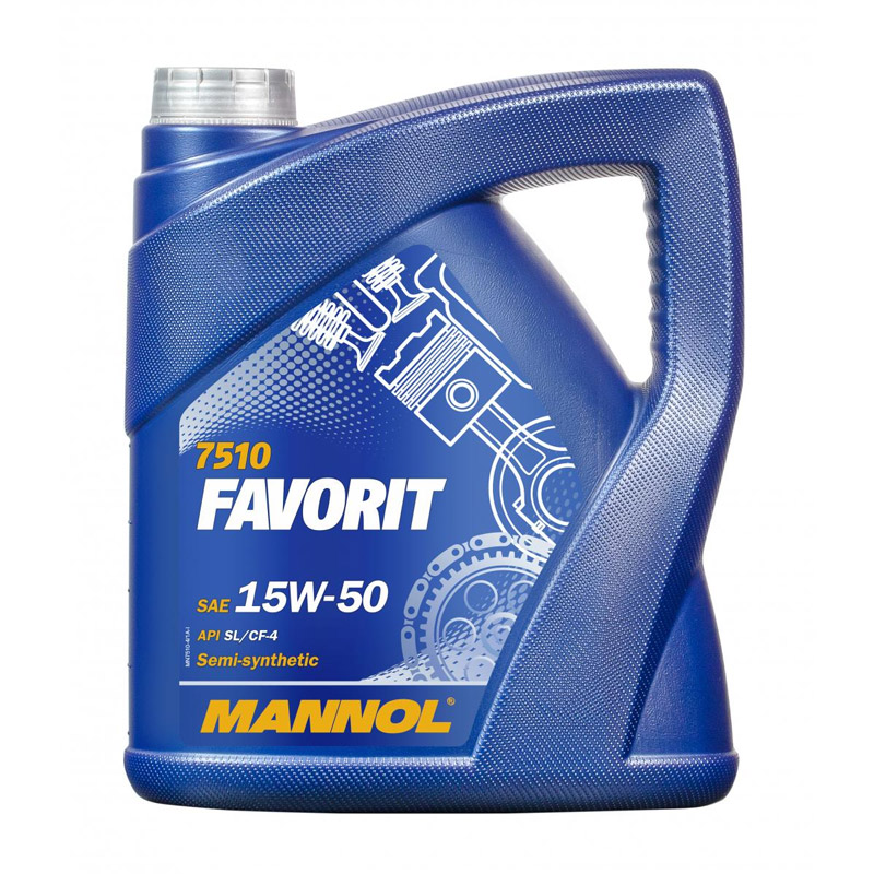 Моторное масло Mannol Favorit SAE 15W/50 (4 л)