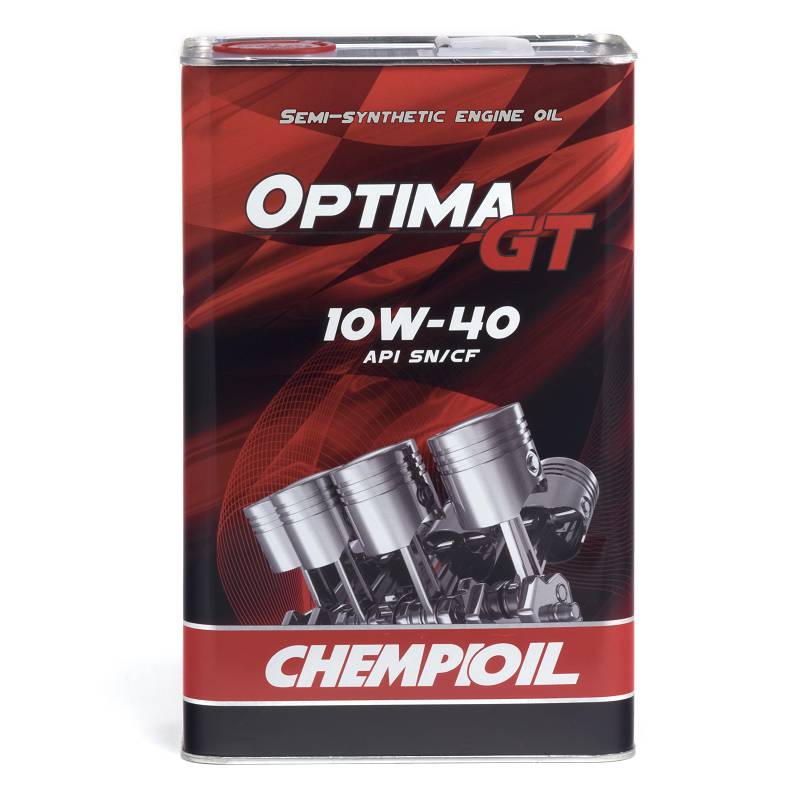 CHEMPIOIL Optima GT metal 10W-40 (A3 B4) 1 л. полусинтетическое моторное масло 10W40 1 л. metal