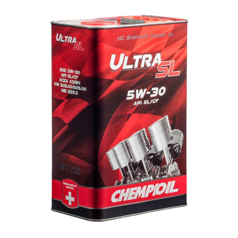 CHEMPIOIL Ultra SL metal 5W-30 (A3 B4) синтетическое моторное масло 5W30 4 л.