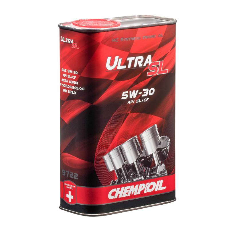 CHEMPIOIL Ultra SL metal 5W-30 (A3 B4) 1 л. синтетическое моторное масло 5W30 1 л.