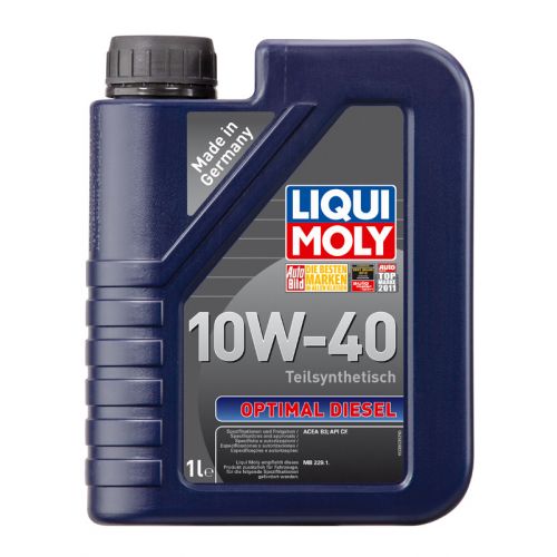 LIQUI MOLY Optimal 10w40 diesel 1 л. (6шт) масло моторное, дизельная п/синтетика диз. 3933