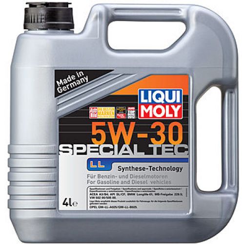 LIQUI MOLY Special Tec LL 5w30 SL/CF A3/B4 4 л. (4шт) спец.масла 7654