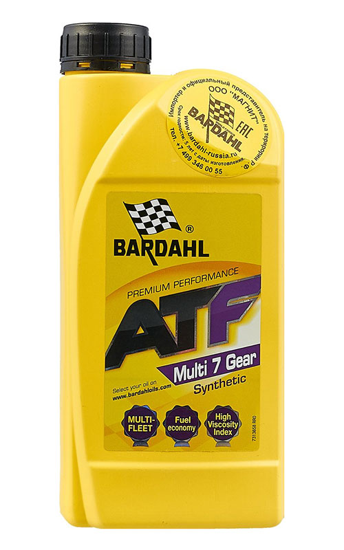 Трансмиссионное масло Bardahl ATF Multi 7 Gear 1 л.