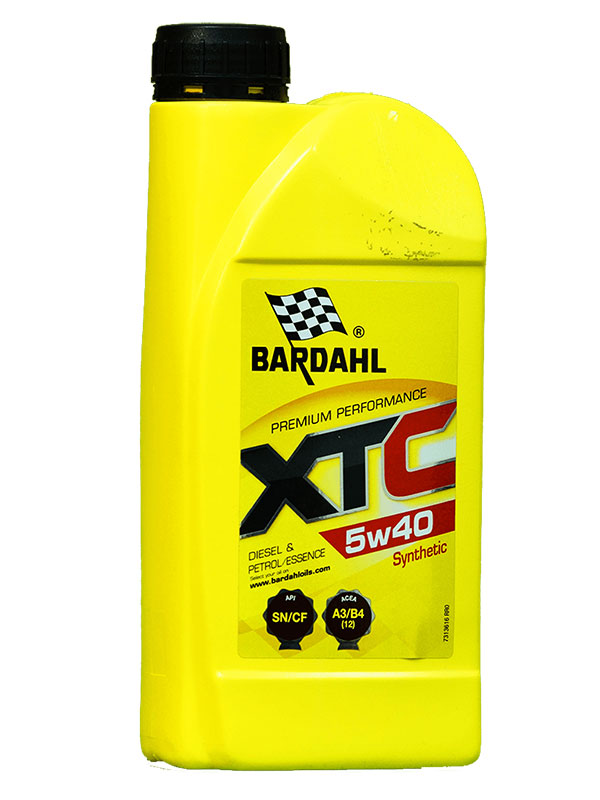 Моторное масло Bardahl XTC 5W40 1 л.