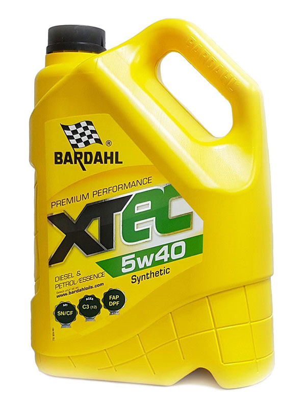 Моторное масло Bardahl XTEC 5W40 5 л.