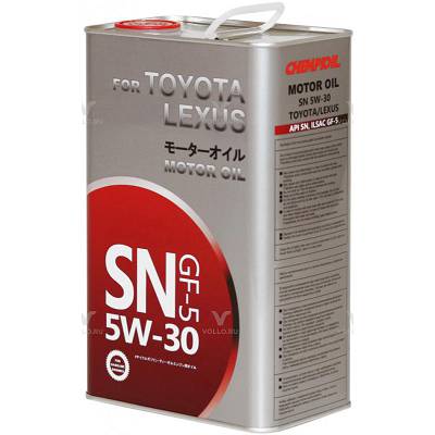 Toyota Motor oil 5W-30 1 л. by CHEMPIOIL моторное масло 5W30 08880-10706 metal 1 л.
