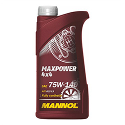 Mannol 4x4 MAXPOWER 75W140 Синтетическое трансмиссионное масло для дифференциала (LSD), в т.ч. самоблокирующихся 75W-140 1 л.