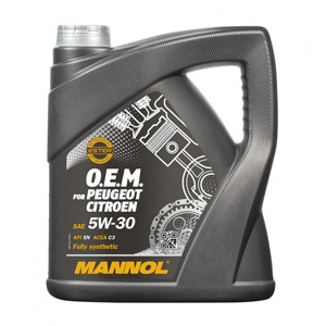 Моторное масло Mannol O.E.M for Peugeot Citroen 5W30 (4 л)