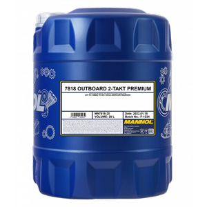 Синтетические масло для лодочных моторов Mannol Outboard 2-Takt Premium (20 л)
