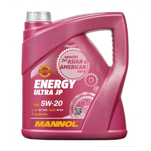Масло моторное MANNOL Energy Ultra JP 5W-20 (4 л)
