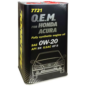 Моторное масло MANNOL O.E.M. for Honda Acura 0W-20 (1 л)