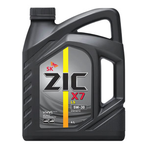 Моторное масло ZIC X-7 5W30 (4 л)