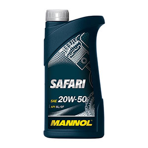 MANNOL Safari 20W50 Универсальное всесезонное минеральное масло (1 л)