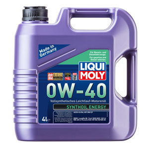 Моторное масло LiquiMoly Synthoil Energy 0W-40 SM/CF (4 л)