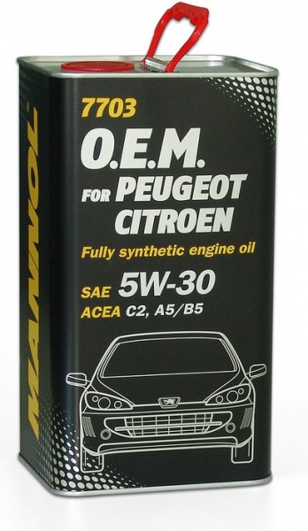 Моторное масло Mannol O.E.M for Peugeot Citroen 5W30 (4 л)