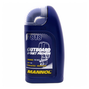 Масло для лодочных моторов Mannol Outboard 2-Takt Premium (1 л)