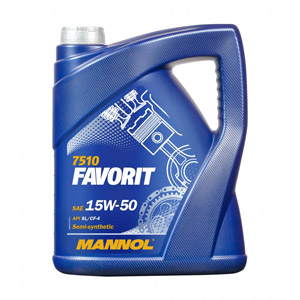 Моторное масло Mannol Favorit SAE 15W/50 (5 л)