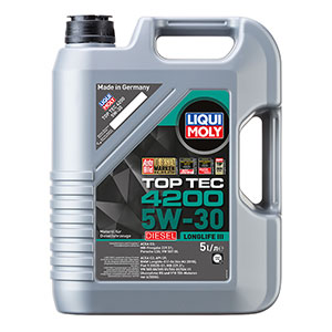 НС-синтетическое моторное масло Liqui Moly Top Tec 4200 Diesel 5W-30 (5 л)