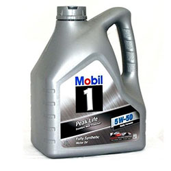 Моторное масло Mobil Peak Life 5W50 (4 л)