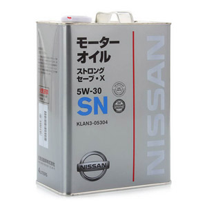 Моторное масло Nissan Motor Oil 5W30 (4 л)