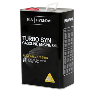 Моторное масло Kia Hyundai TURBO SYN 5W-30 by CHEMPIOIL OEM 0510000441 metal (4+1 л)