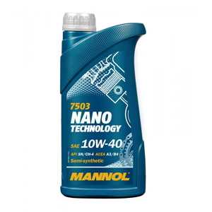 Моторное масло Mannol Nano Technology SAE 10W/40 (1 л)