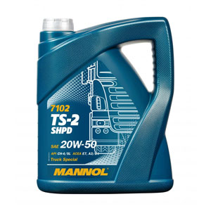 Моторное масло MANNOL TS-2 SHPD 20W50 (5 л)