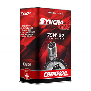 Трансмиссионное масло CHEMPIOIL Syncro GLV 75W-90 GL-5 (4 л)