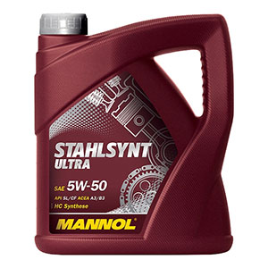 Моторное масло Mannol Stahlsynt Ultra SAE 5W-50 (4 л)