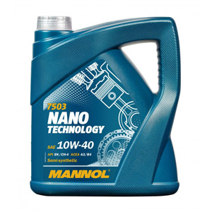 Моторное масло Mannol Nano Technology SAE 10W/40 (4 л)