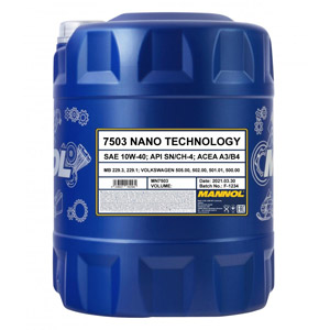 Моторное масло Mannol Nano Technology SAE 10W/40 (10 л)