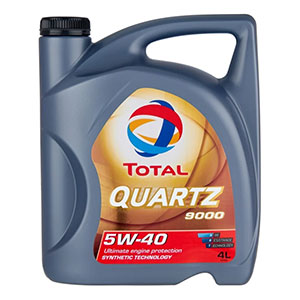 Моторное масло TOTAL QUARTZ 9000 5W40 (4 л)