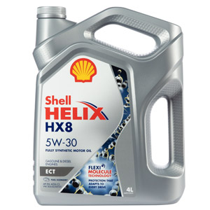 Моторное масло Shell Helix Plus HX8 ECT 5W30 (4 л) 