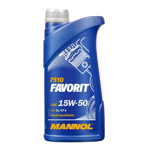 Моторное масло Mannol Favorit SAE 15W/50 (1 л)