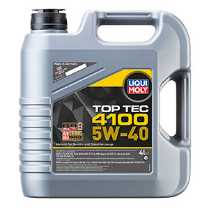 НС-синтетическое моторное масло Liqui Moly Top Tec 4100 5W-40 (4 л)