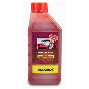 Шампунь для бесконтактной мойки с эффектом розовой пены Mannol Foam car wash (1 л)