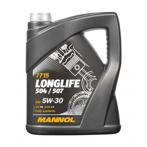 Моторное масло Mannol Longlife 504/507 5W30 (5 л)