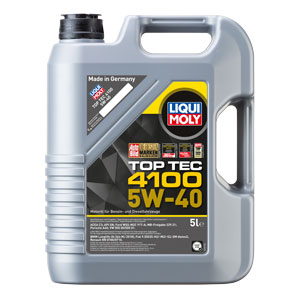 НС-синтетическое моторное масло Liqui Moly Top Tec 4100 5W-40 (5 л)