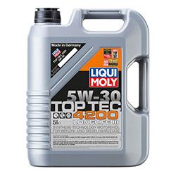 LIQUI MOLY Top Tec 4200 5w30 5 л. спец. для Wolkswagen Audi Group 7661/3707