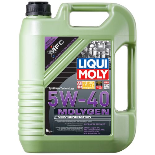 LIQUI MOLY Molygen New Generation 5w-40 HC-синт.моторн. масло SN/CF;A3/B4 GF-5 (5 л.) 4шт 9055