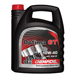CHEMPIOIL Optima GT 10W-40 (A3 B4) 5 л. полусинтетическое моторное масло 10W40 5 л.