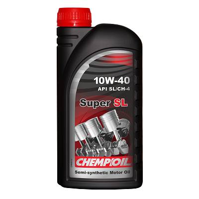 CHEMPIOIL Super SL 10W-40 (A3 B3) 1 л. полусинтетическое моторное масло 10W40 1 л.