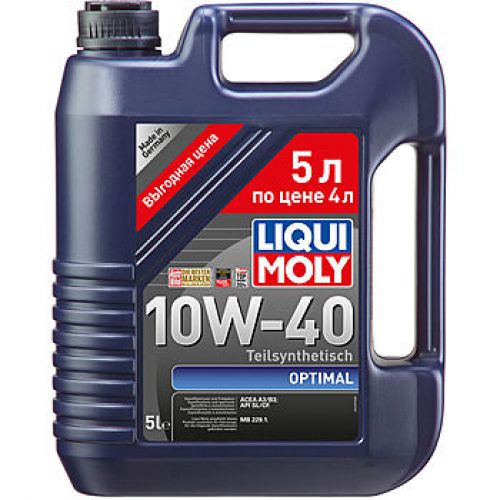 Optimal 10W-40 — Полусинтетическое моторное масло 5 л.
